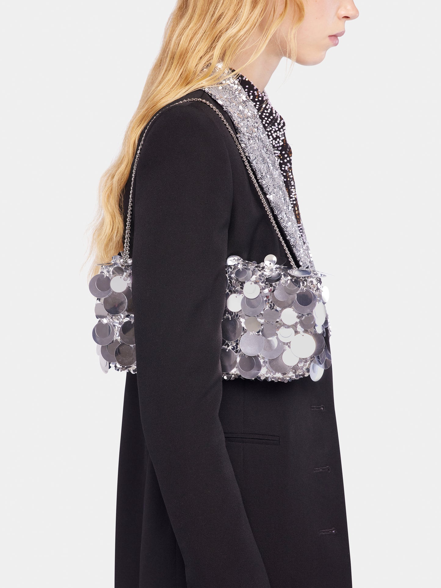 Sparkle baguette bag