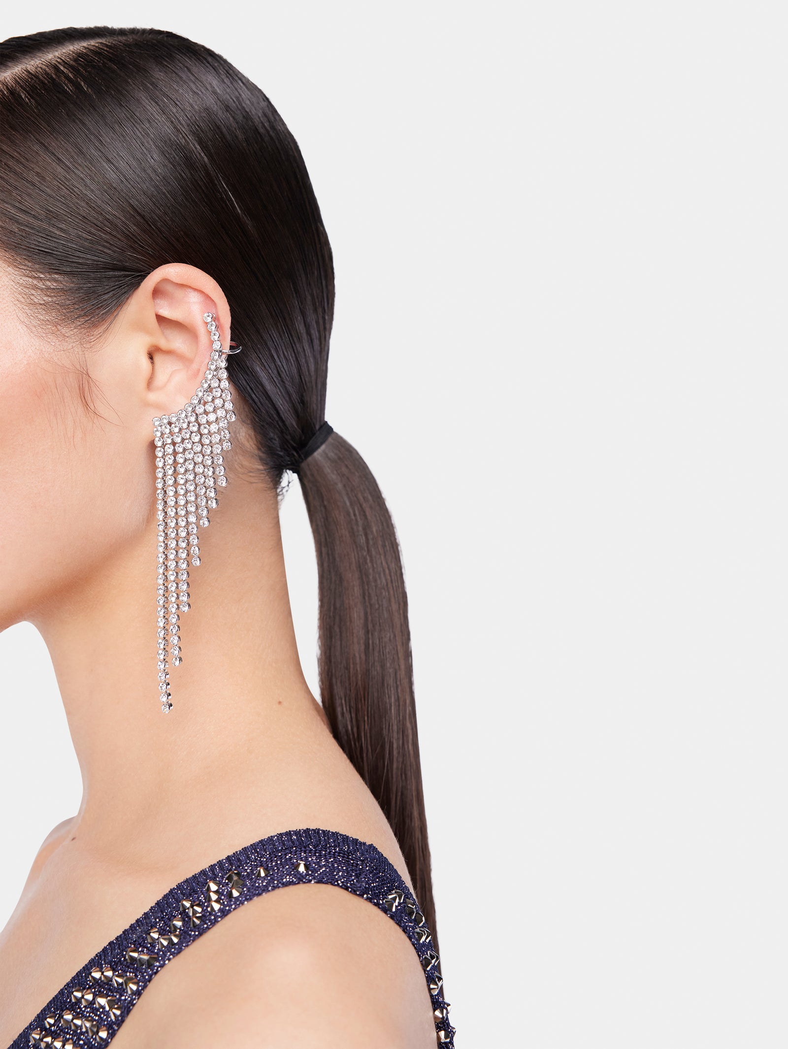 Crystal earrings position 2 - Image 2