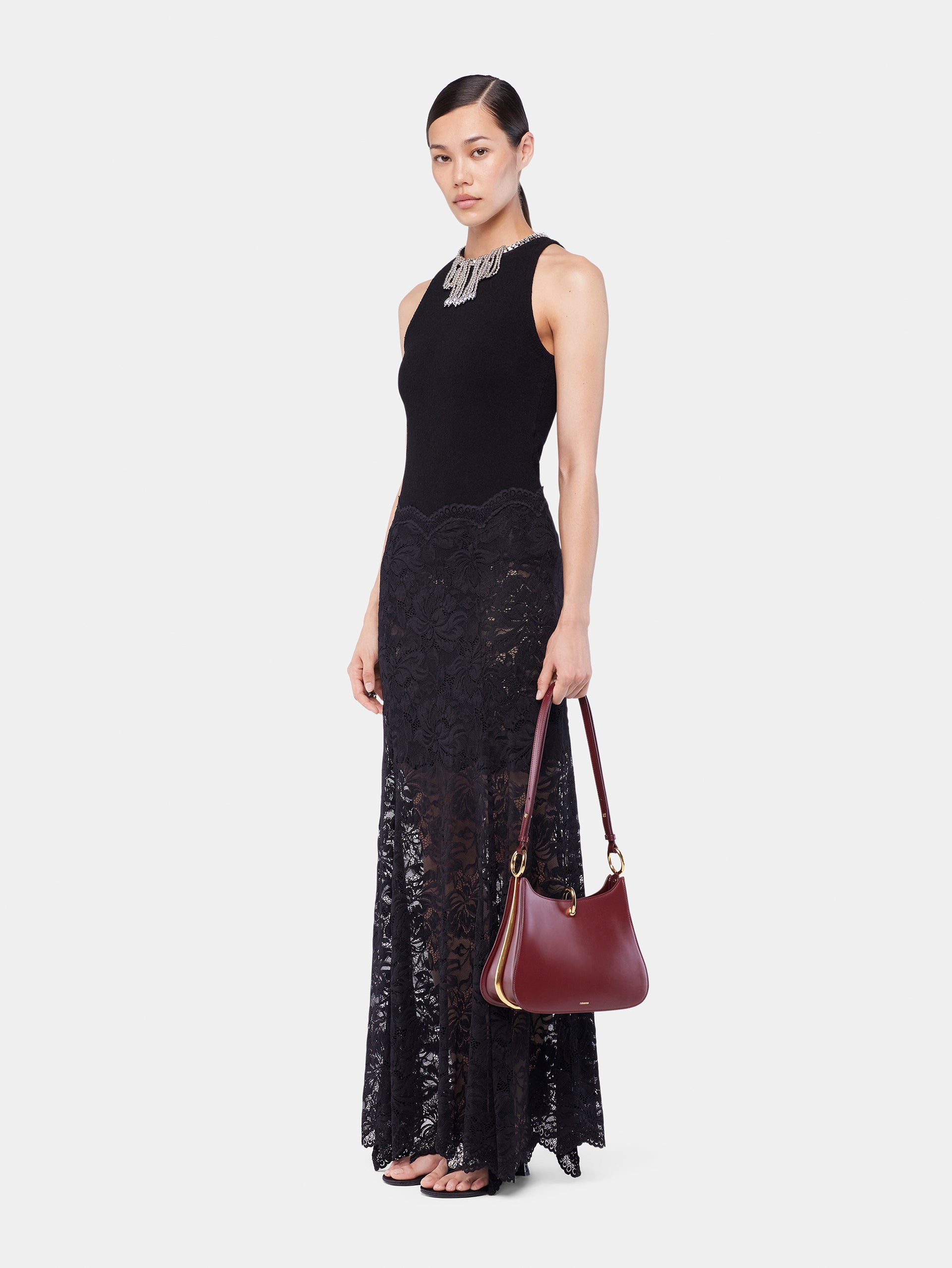 Medium Ring leather bag