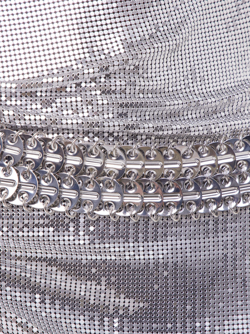 Silver jewel belt