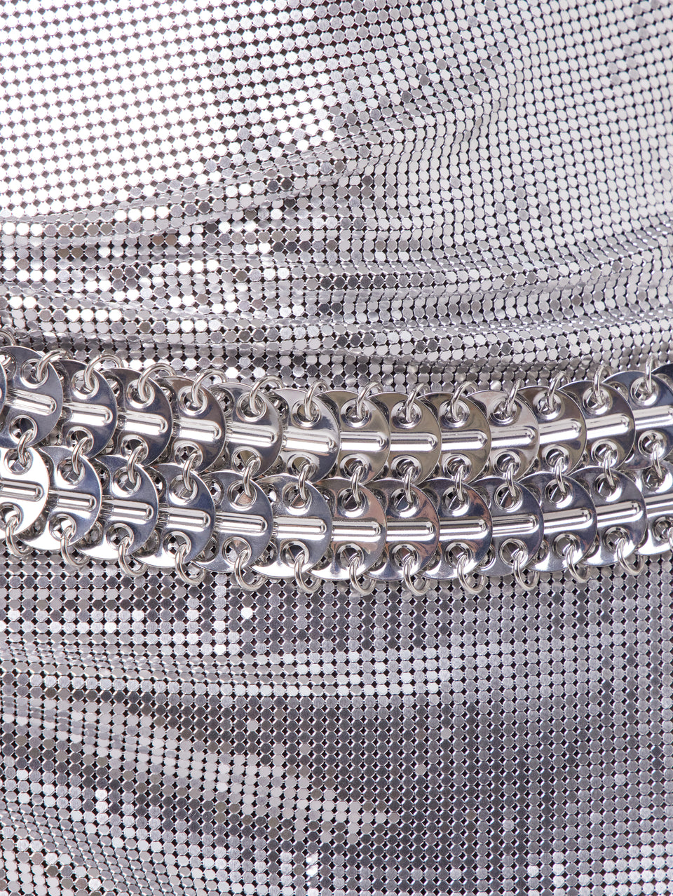 Silver jewel belt