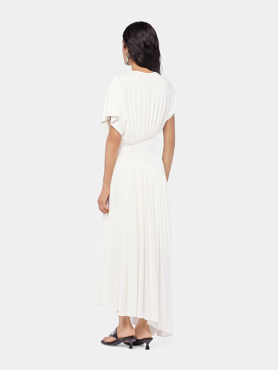Long dress with ruched details - Image 3