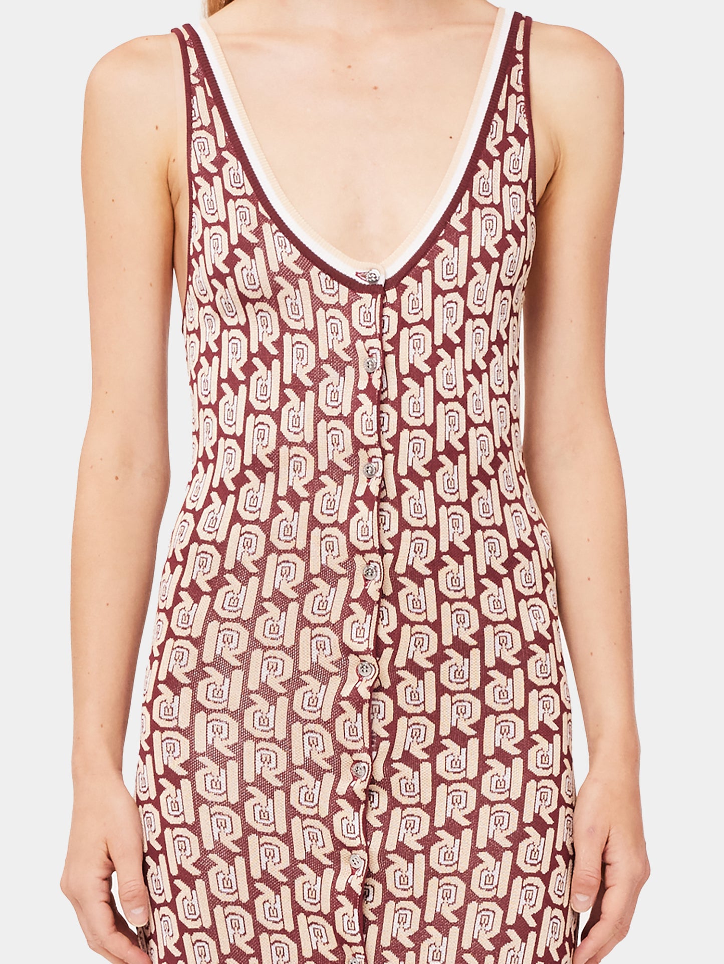 Robe longue monogramme