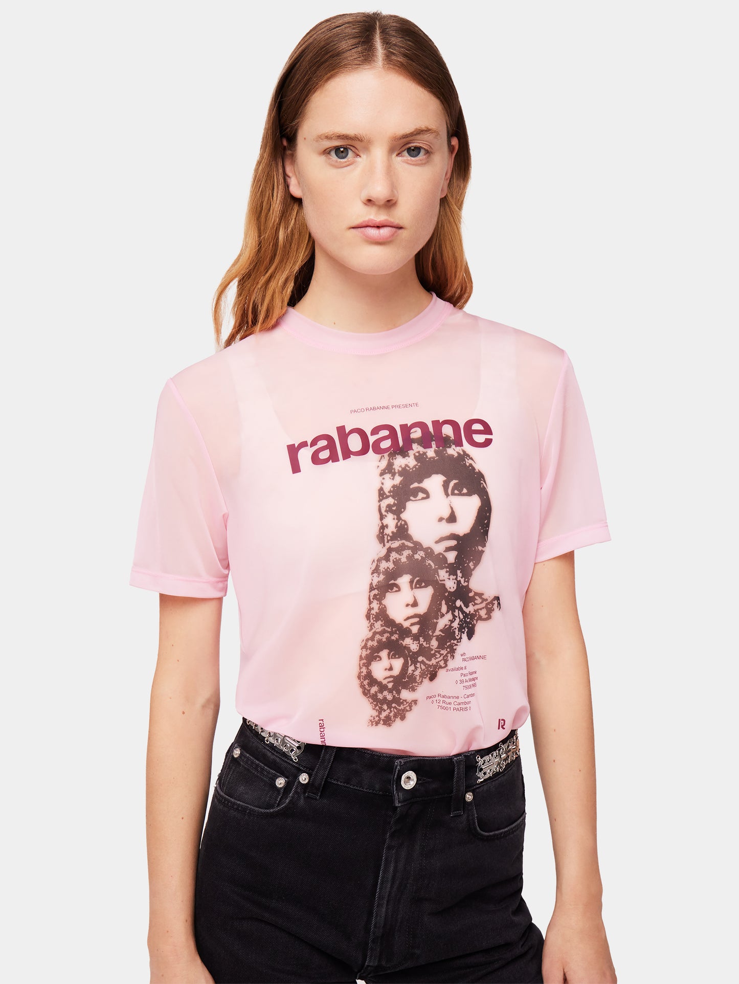 Pink Visconti-inspired T-shirt
