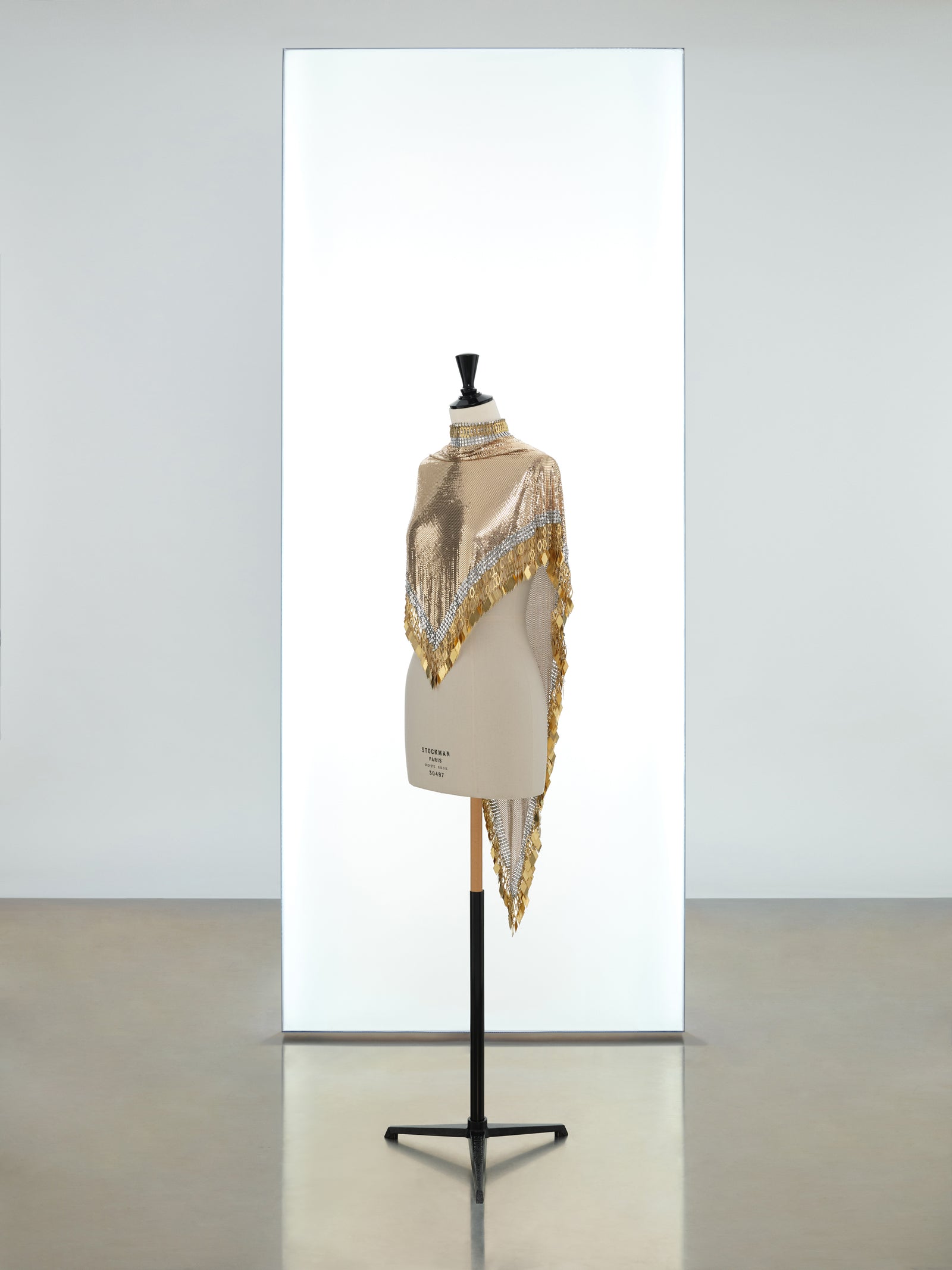 Asymmetric cape top made in iconic mesh position 1 - Image 1