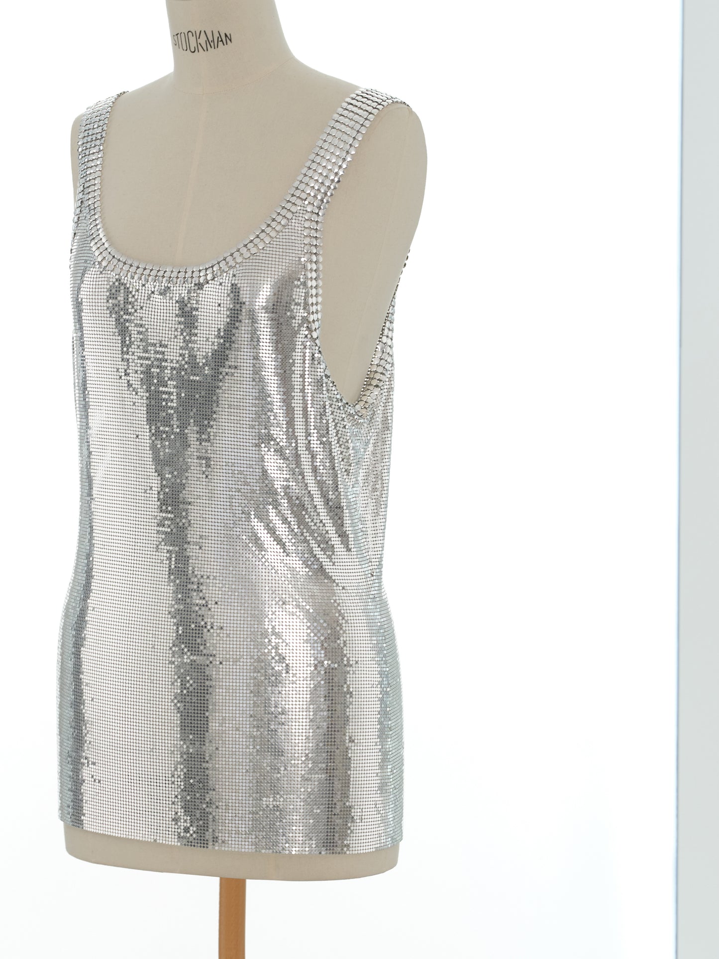 Tank top made in iconic mesh