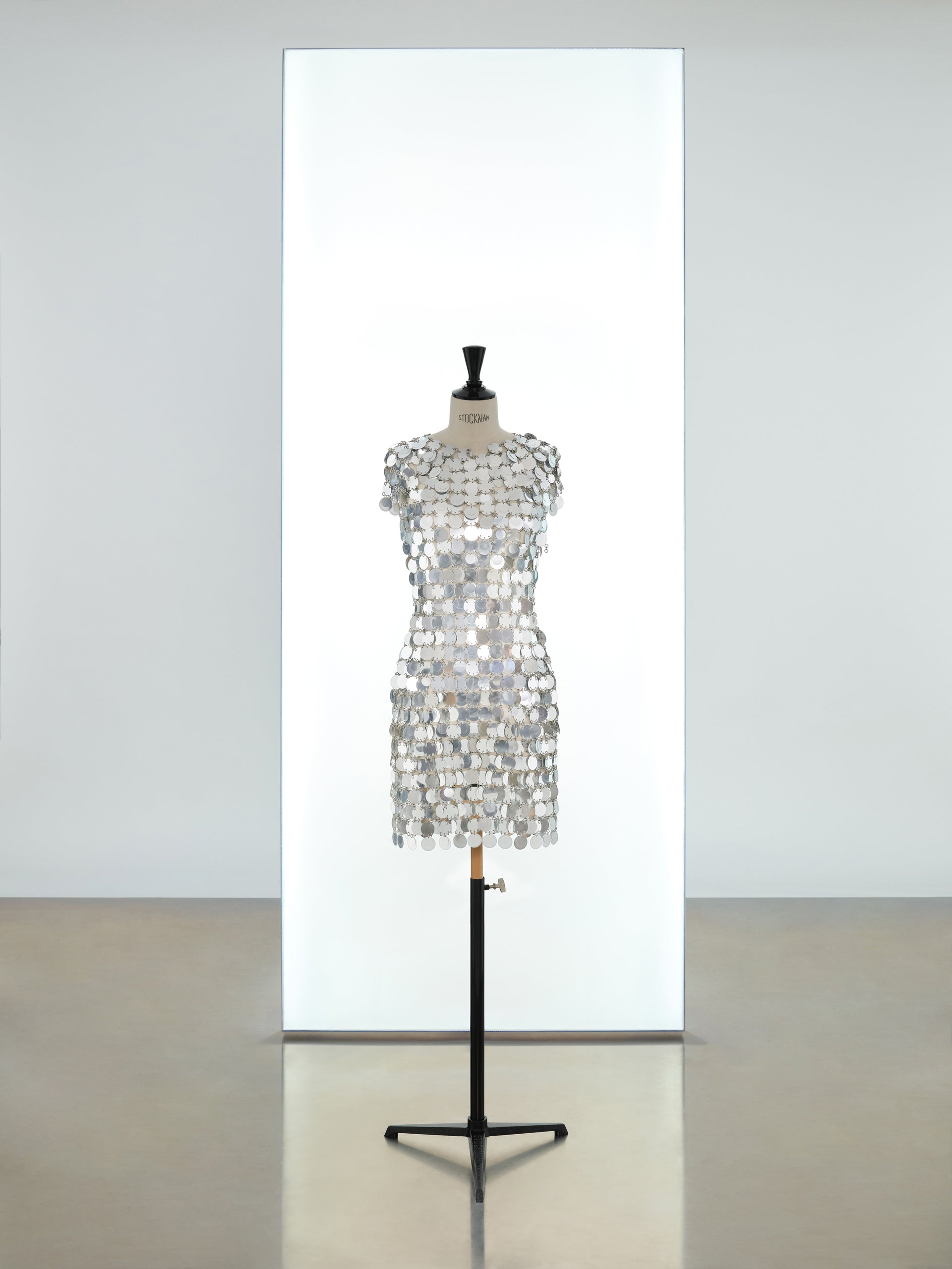 Mid-length sparkle discs iconic dress