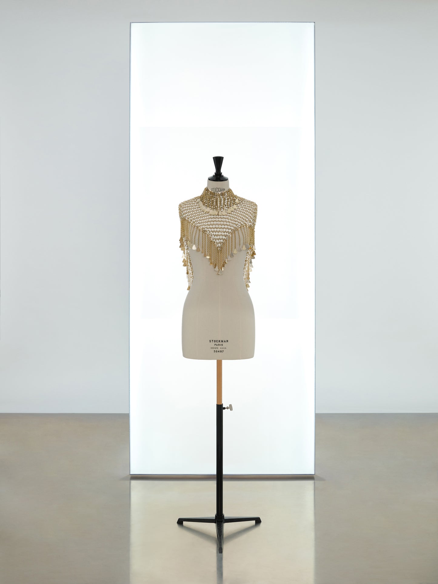 Mini hooded top made in metallic eight assembly