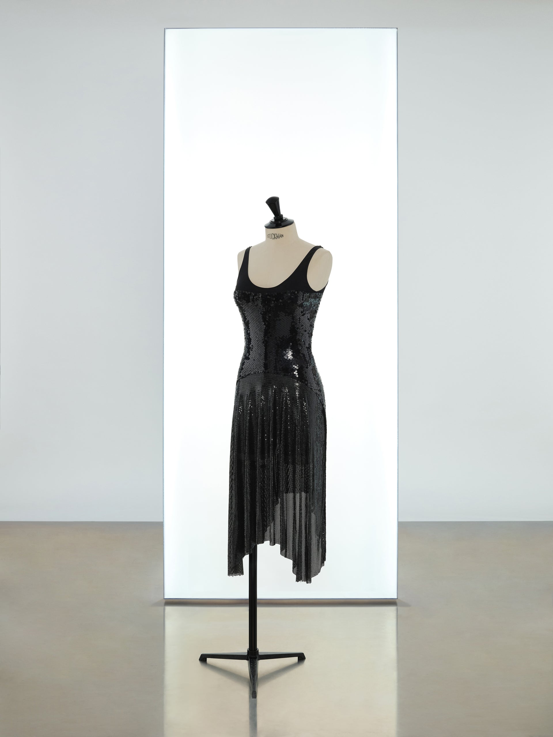 Mid length strap dress