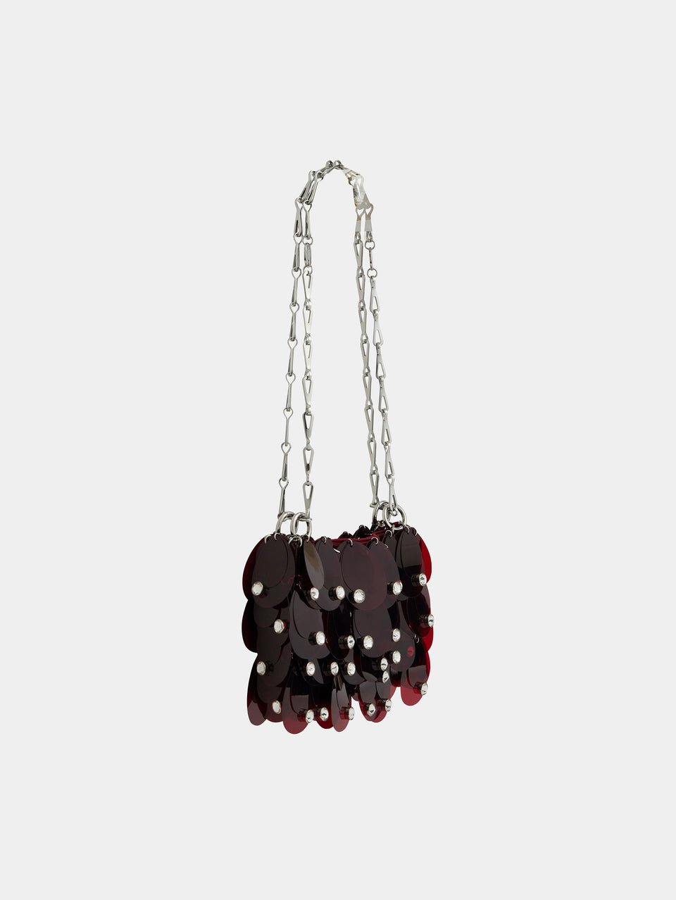 Sparkle bag burgundy position 3 - Image 3