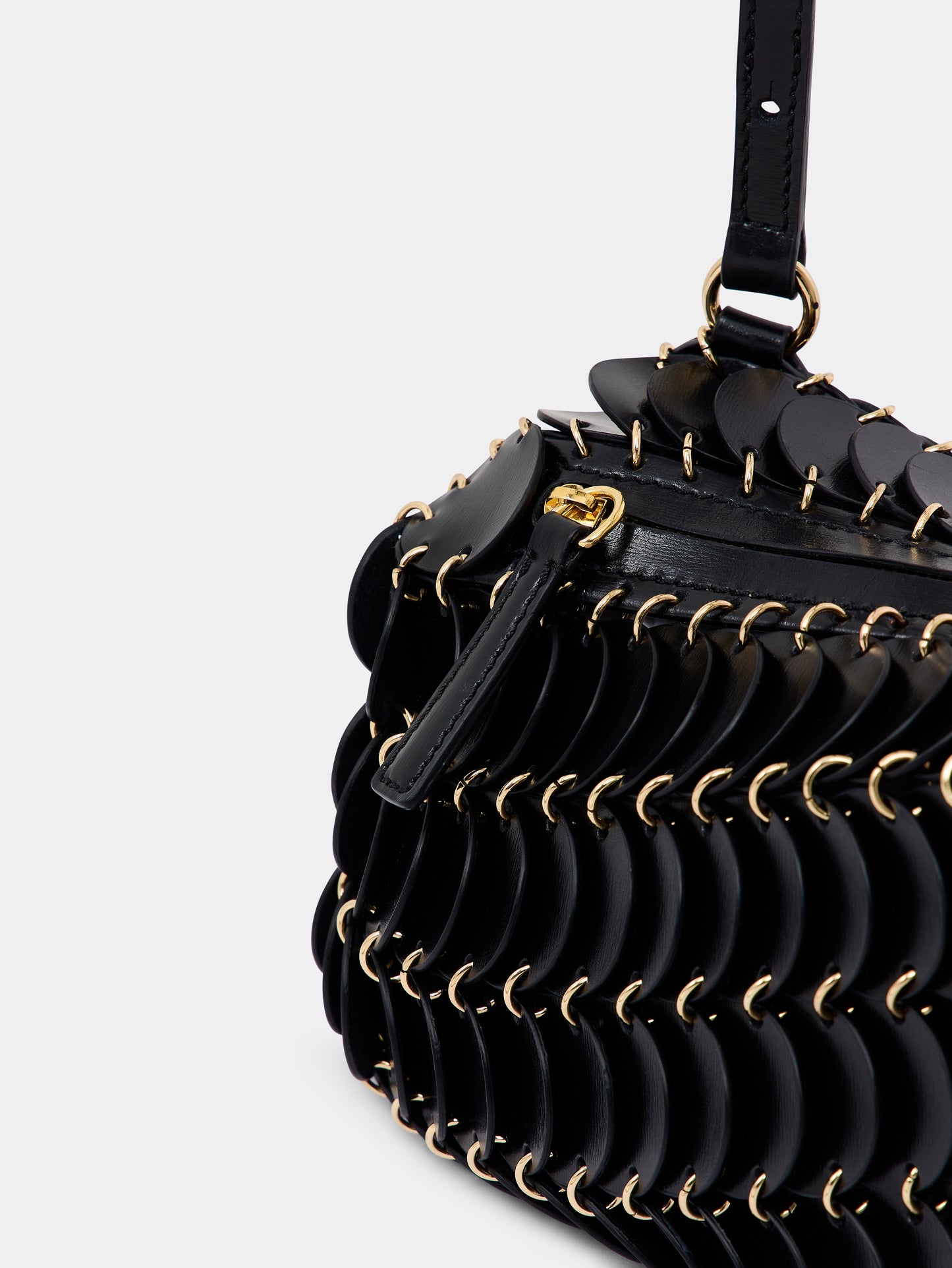 Black Paco crossbody leather bag