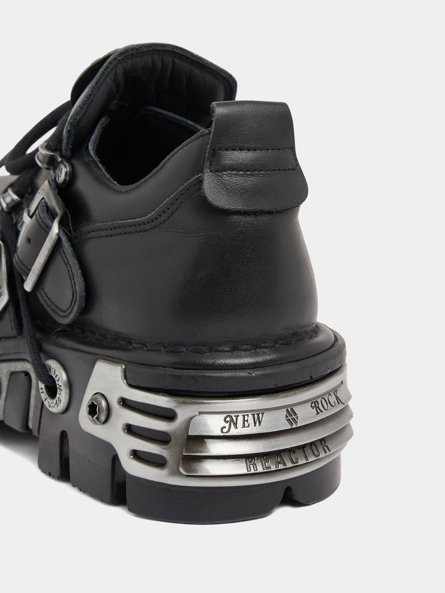 RABANNE x NEW ROCK BLACK SHOES