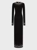 Long second-skin jersey dress
