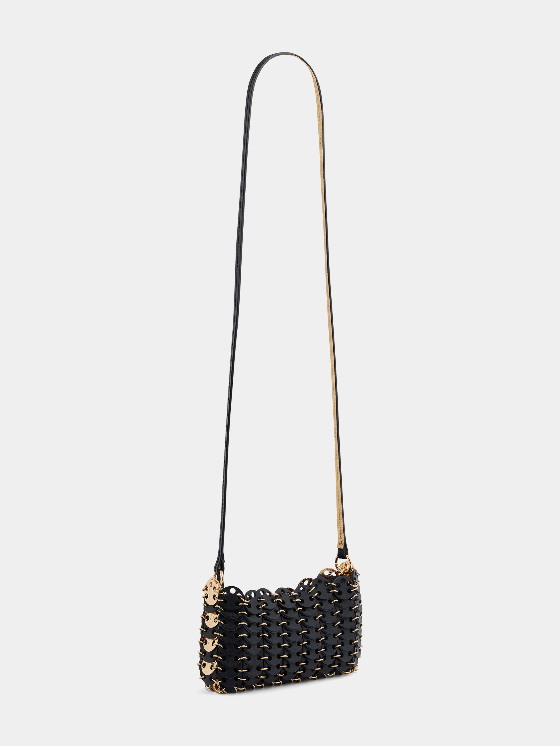 1969 reversible nano flip bag in leather – Rabanne