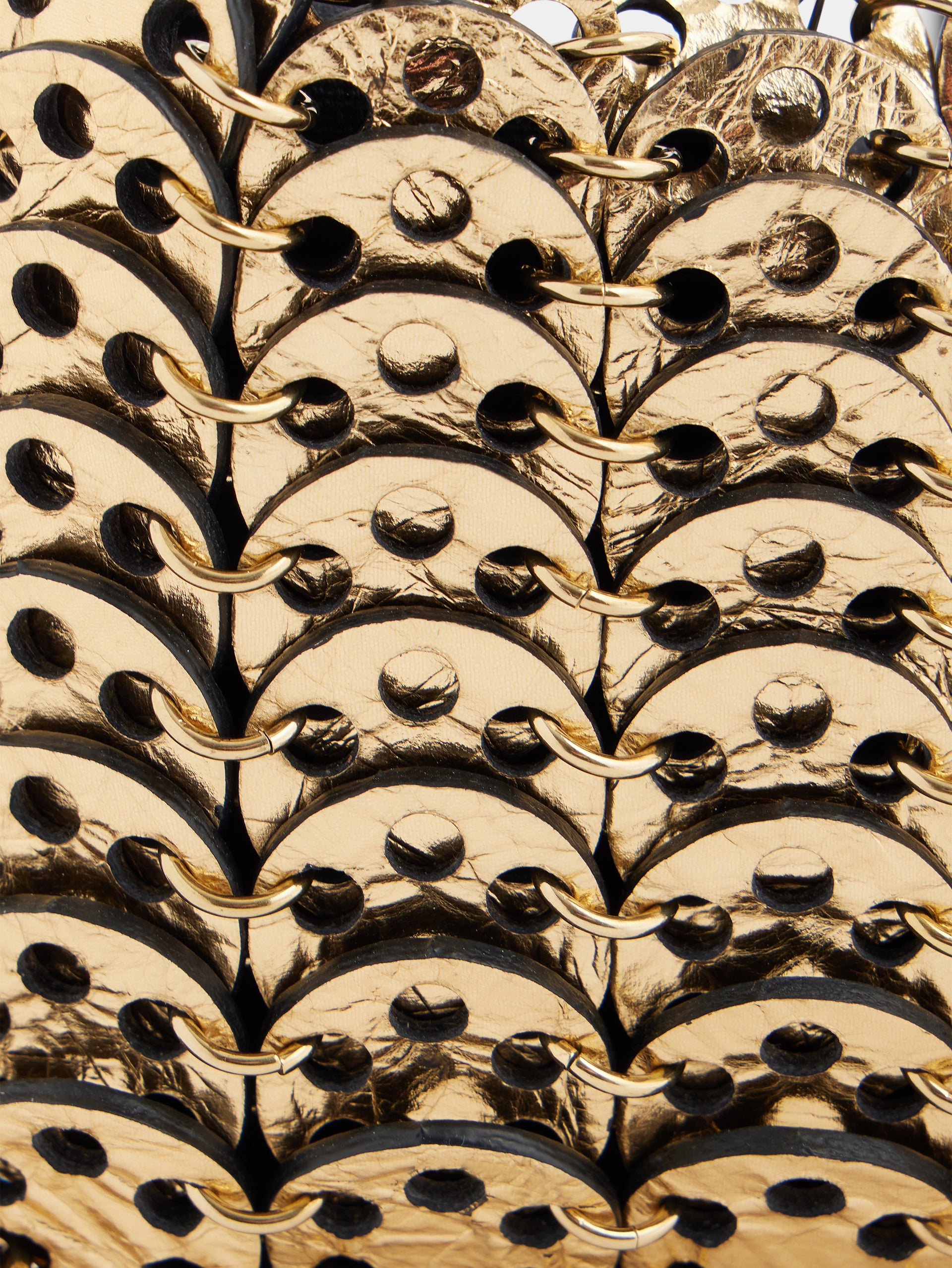 1969 reversible nano flip bag in leather