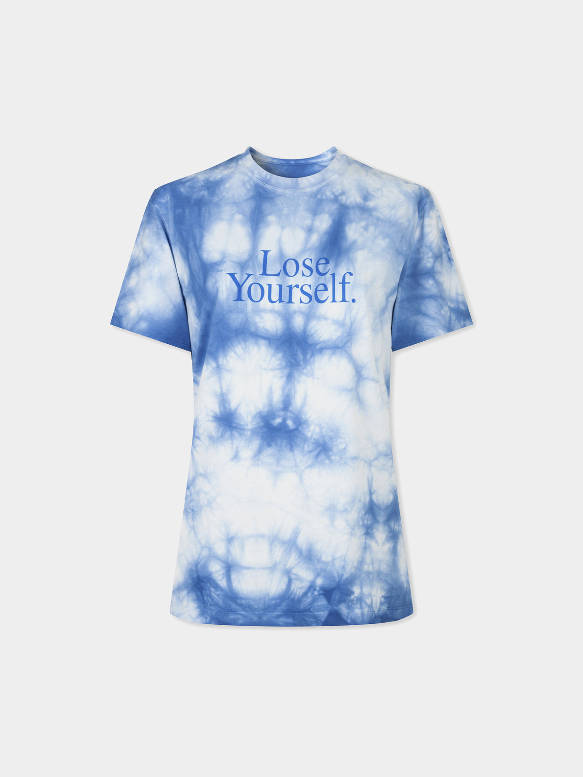 BLUE TIE AND DYE TEE SHIRT
