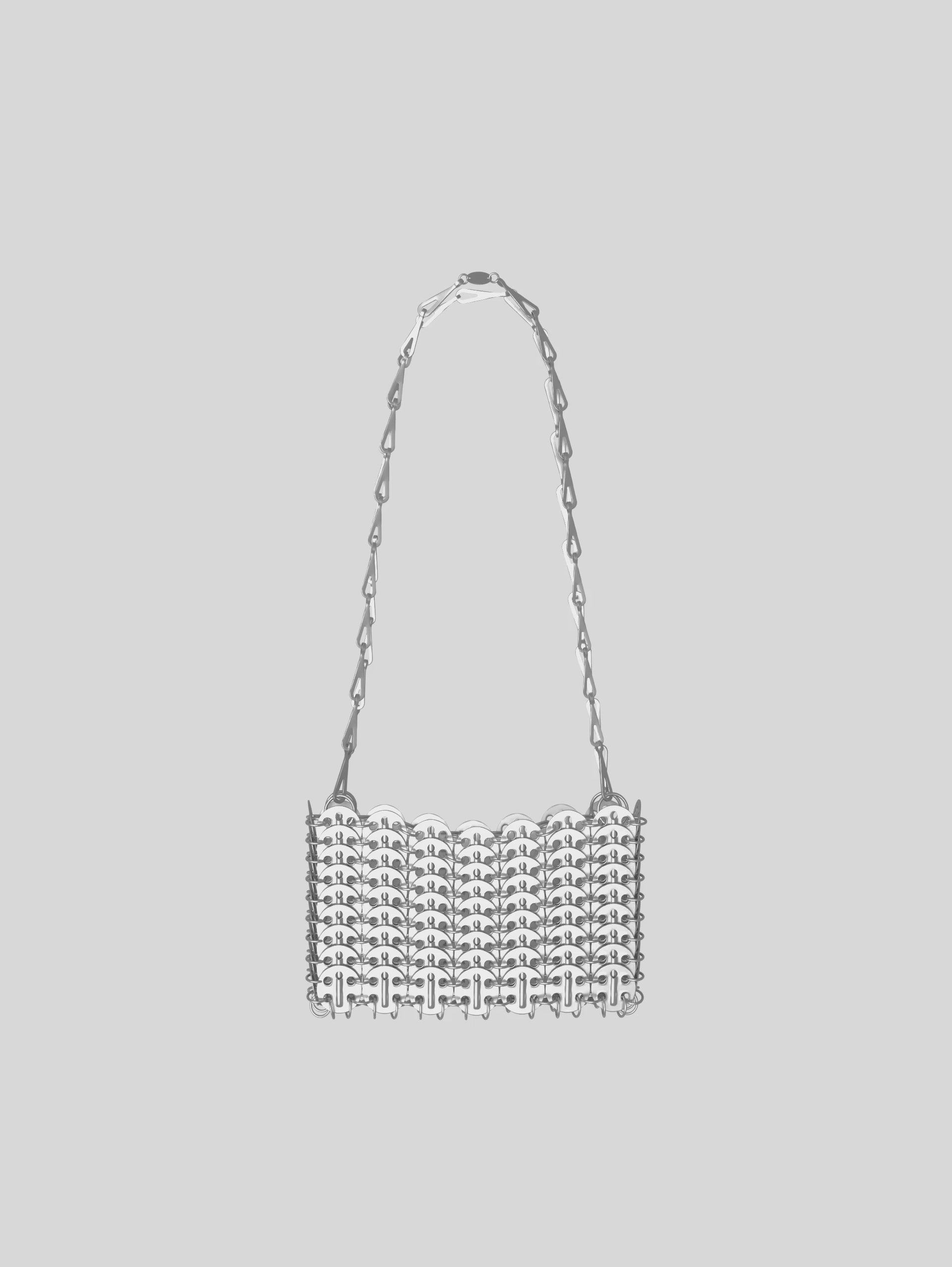 Iconic silver nano 1969 bag – Rabanne