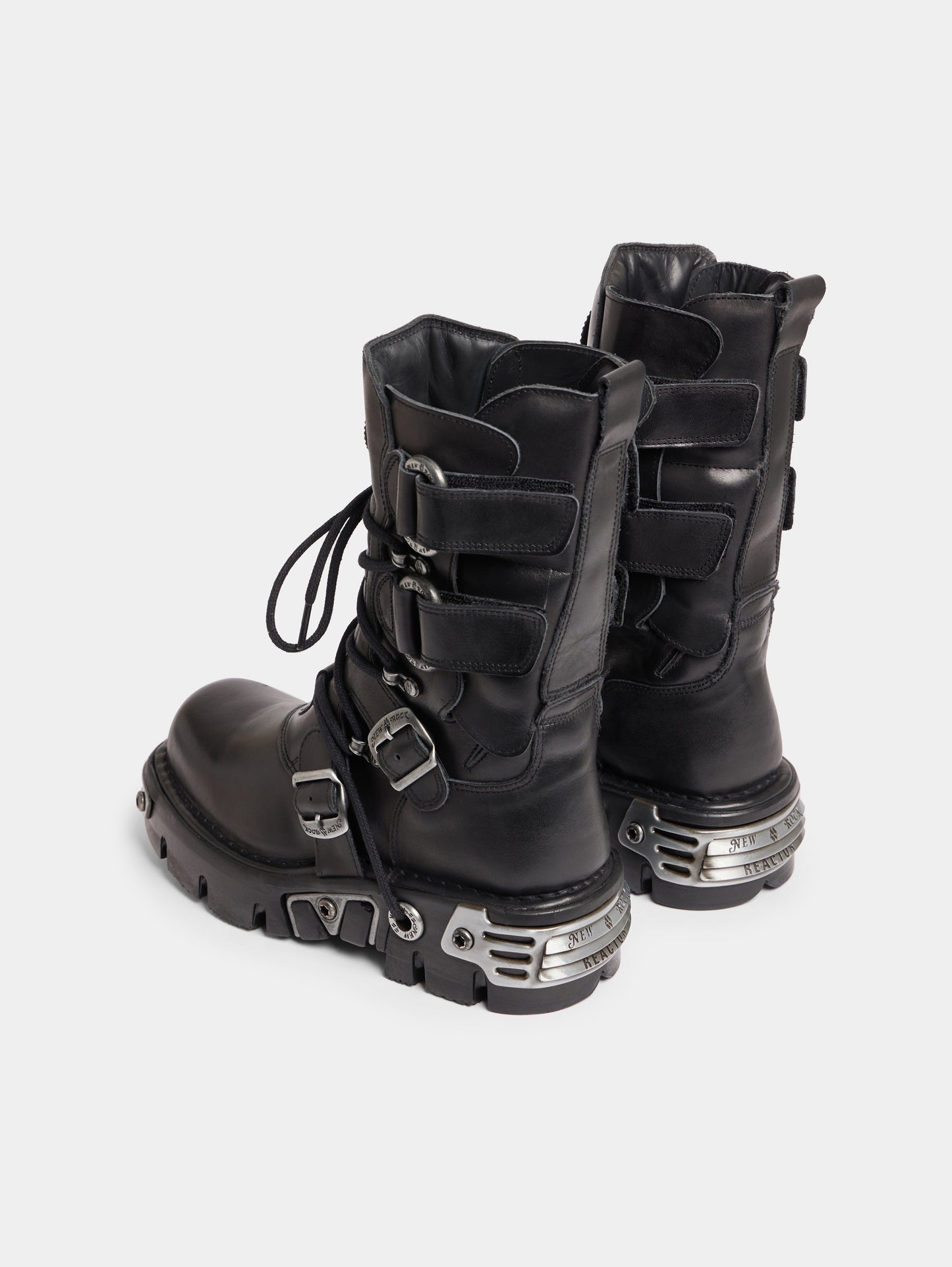 Rabanne x New Rock black boots