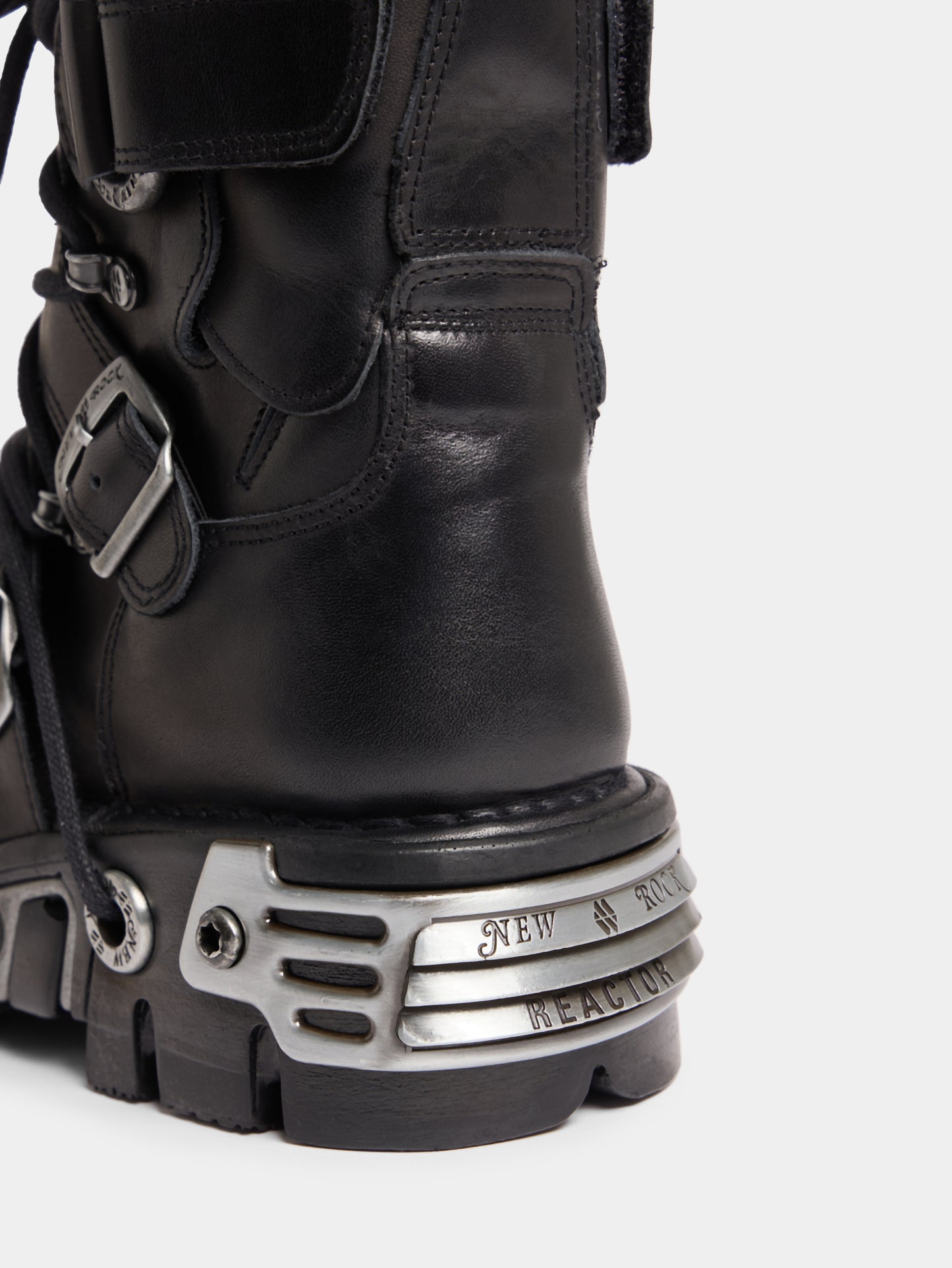 Rabanne x New Rock black boots