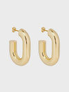 Gold XL Link Earrings