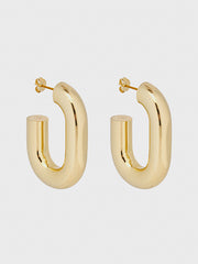 Gold XL Link Earrings