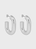 Silver XL Link Earrings