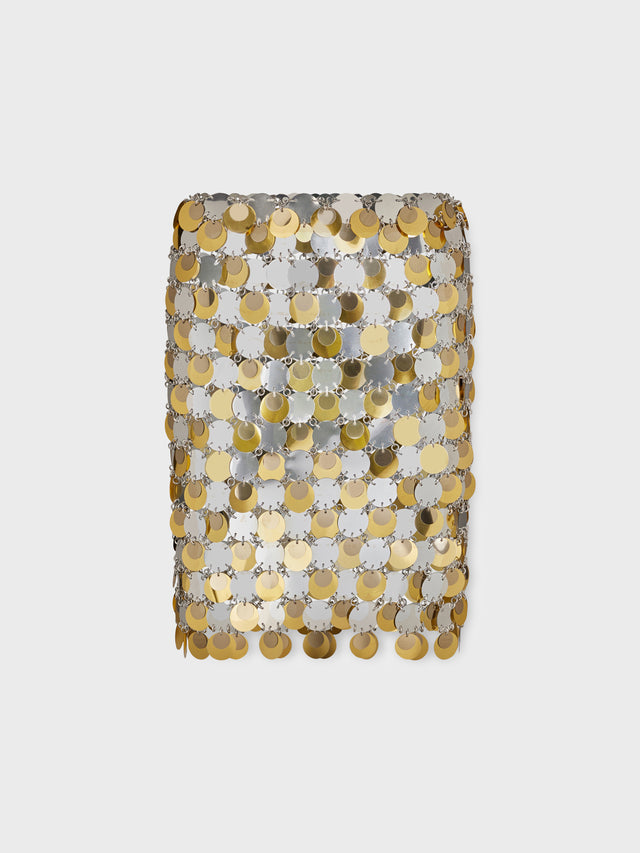 Gold and Silver sparkle discs Skirt