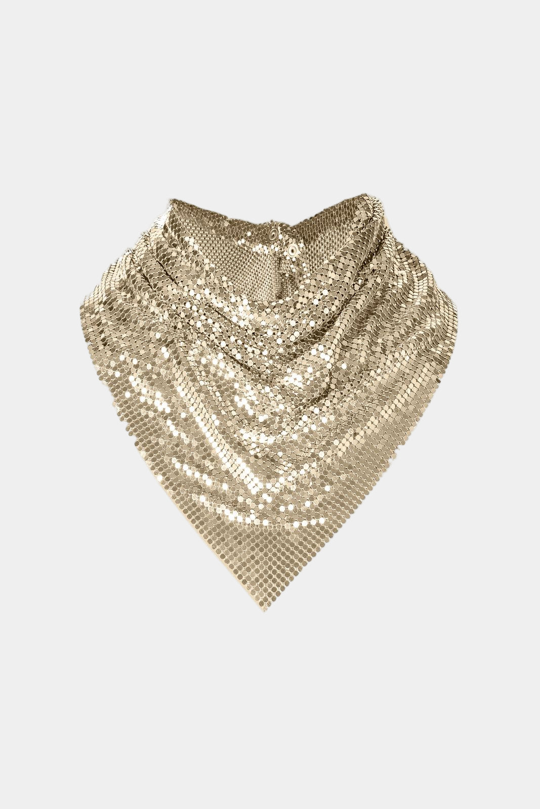 GOLD CHAINMAIL SCARF - Image 1